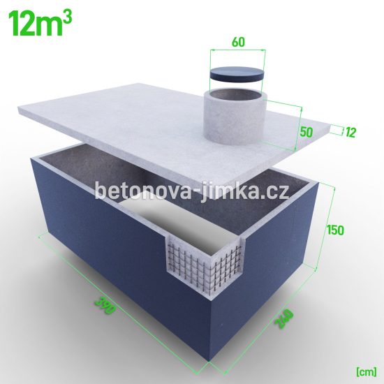 Jímka bez dna 12m3