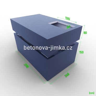 Modulární sklep s horním vchodem