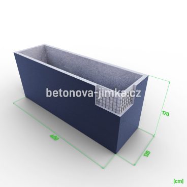 Montážní jáma - 400x120x170