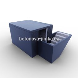 Sklep s bočním vchodem + schody levé