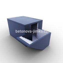 Sklep s bočním vchodem + schody pravé