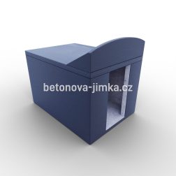 Sklep s bočním vchodem + stěna