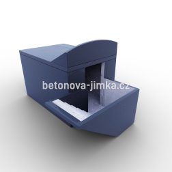 Sklep s bočním vchodem + stěna + schody pravé