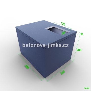 Sklep s horním vchodem - 300x240x200