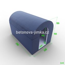 Sklep s klenbou - 390x240x250