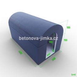 Sklep s klenbou - 450x240x250